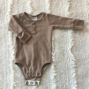 Jax & Lennon brown long sleeved body suit
